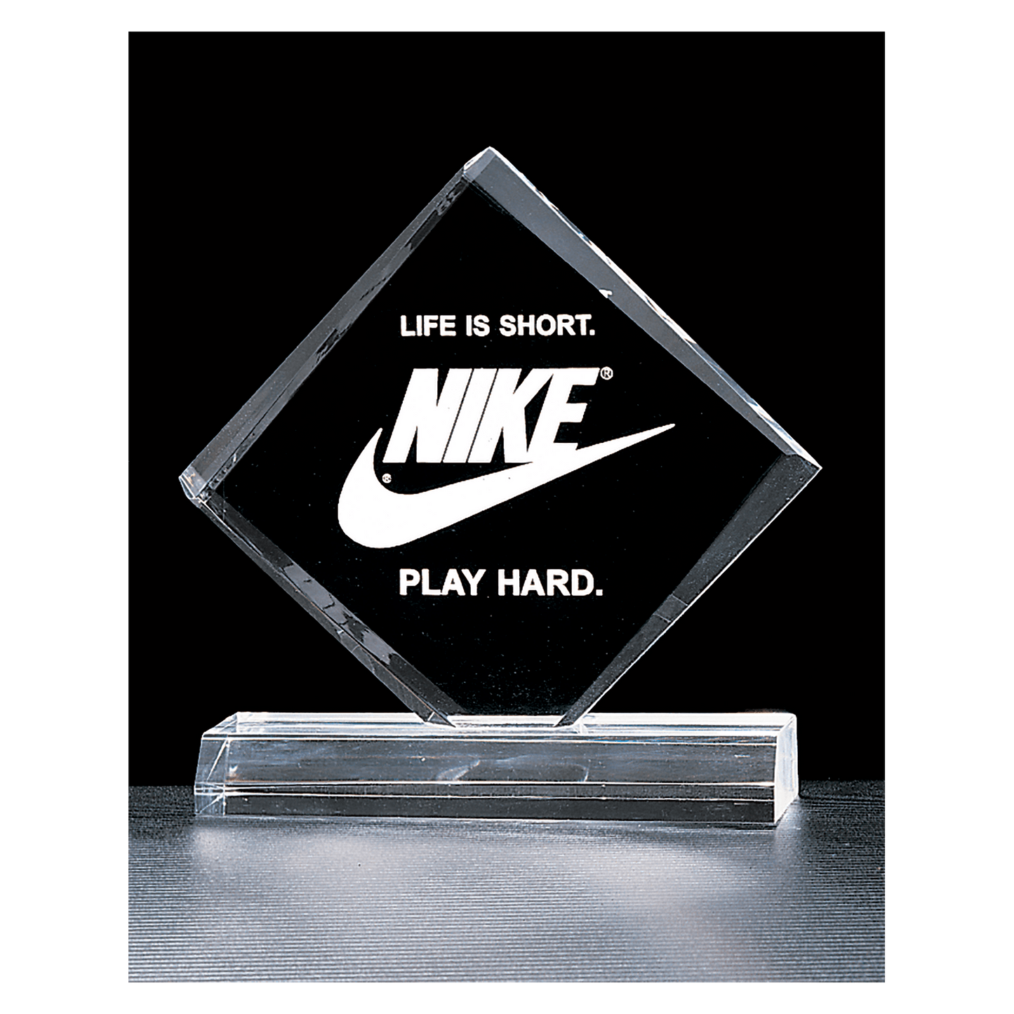 Diamond Series Clear Acrylic Award - 6" x 7 ⅜"