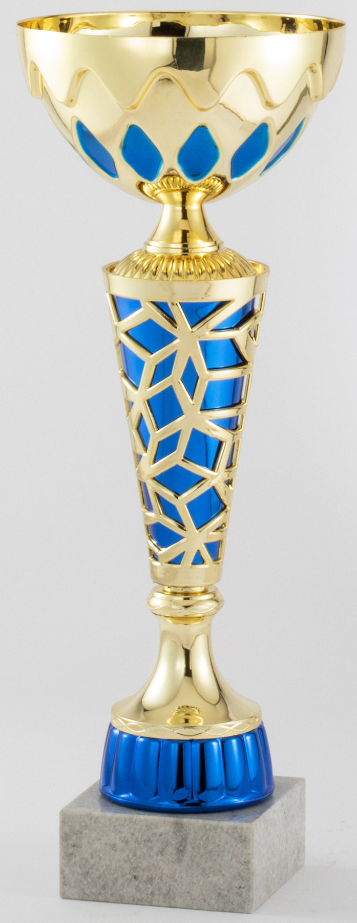 Blue Mosaic Cup Trophy – 14¾"