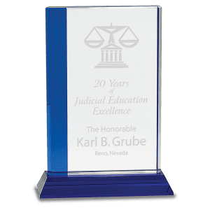 Blue Edge Crystal on Blue Base