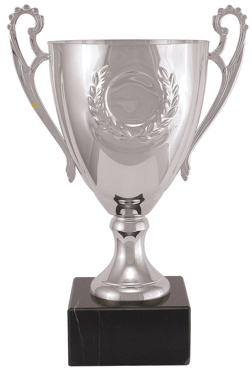 Laurel Wreath Insert Cup Trophy – Silver / 15"