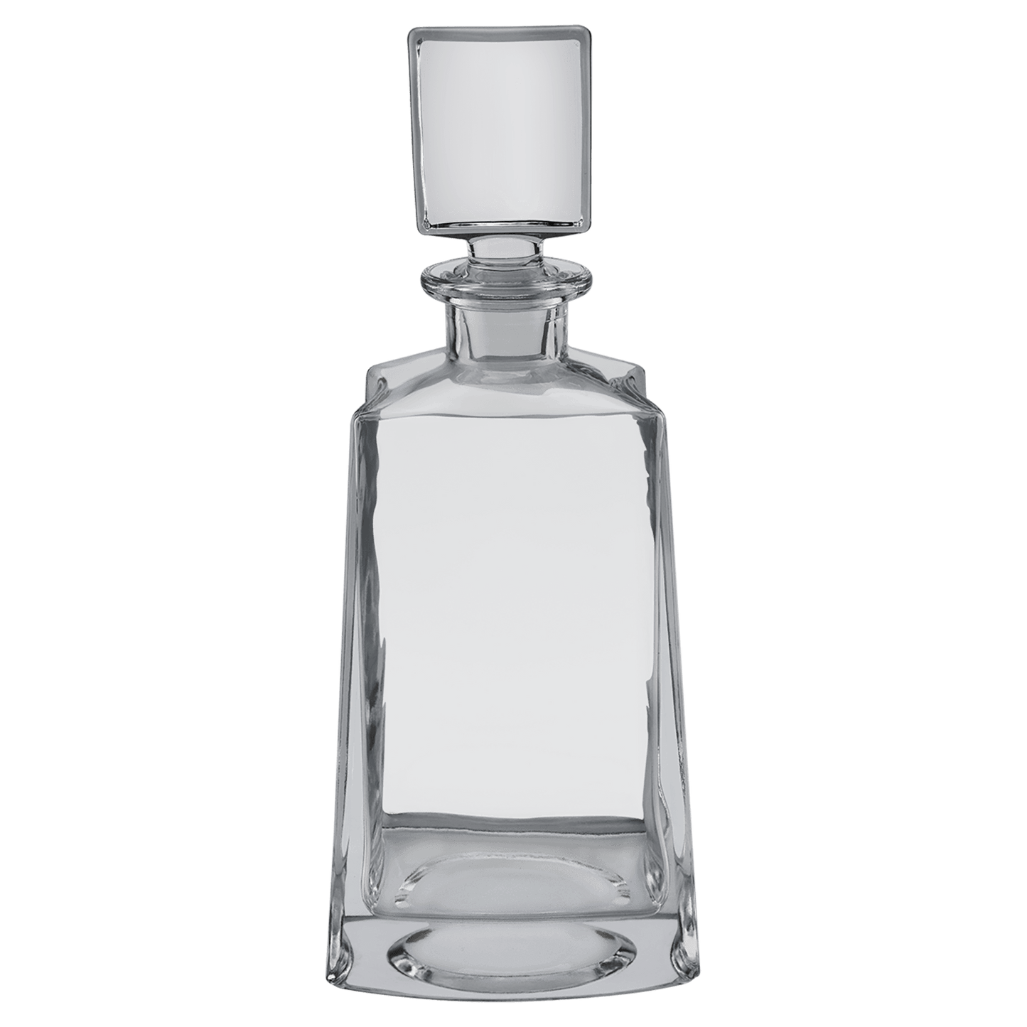 Tequila clear glass whiskey decanter, 750 mL, in a black gift box
