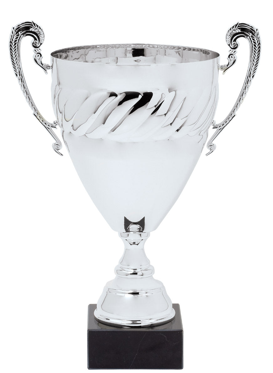 Silver Swirl Italian Cup Trophy – 22¾"