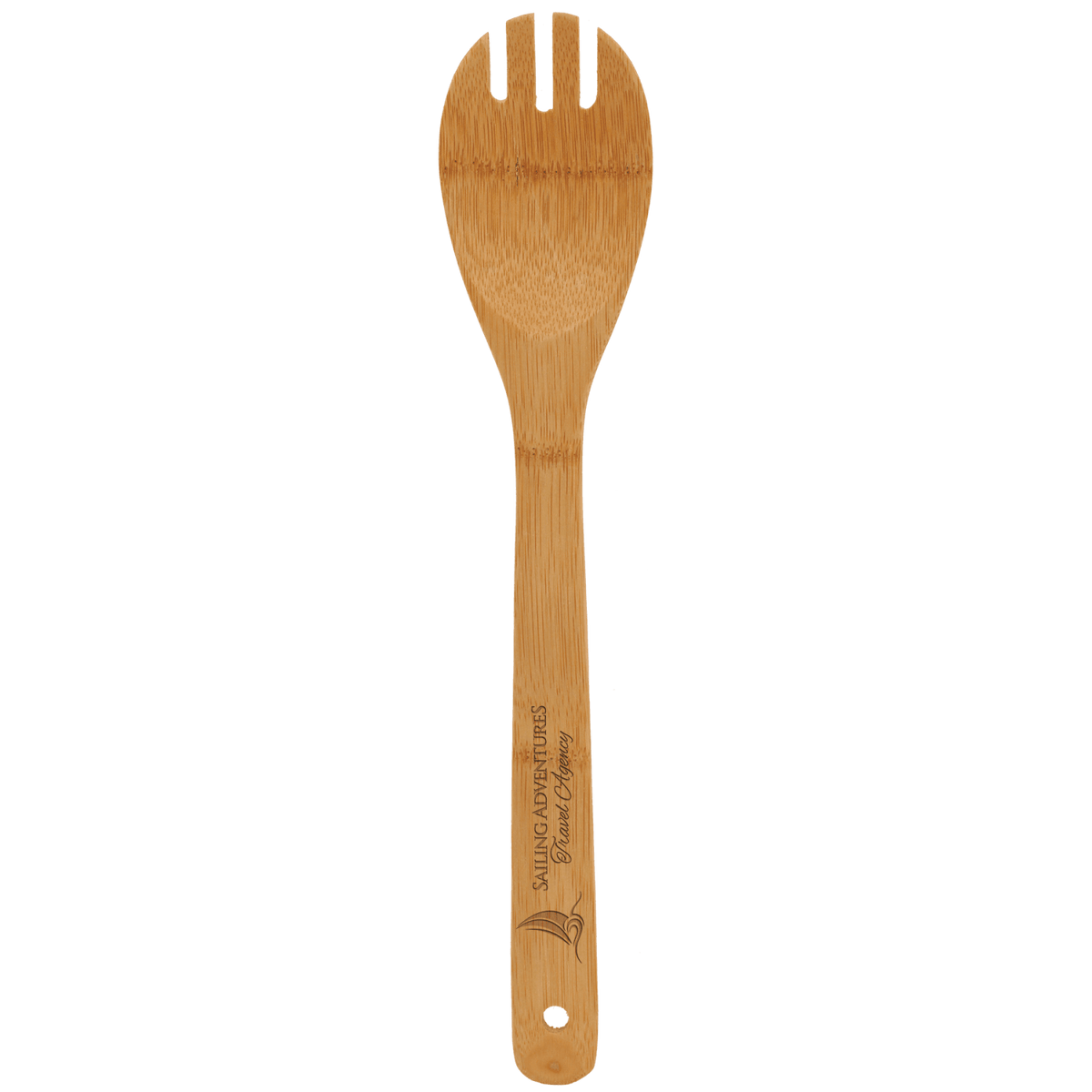 Salad Spork personalized bamboo kitchen utensil