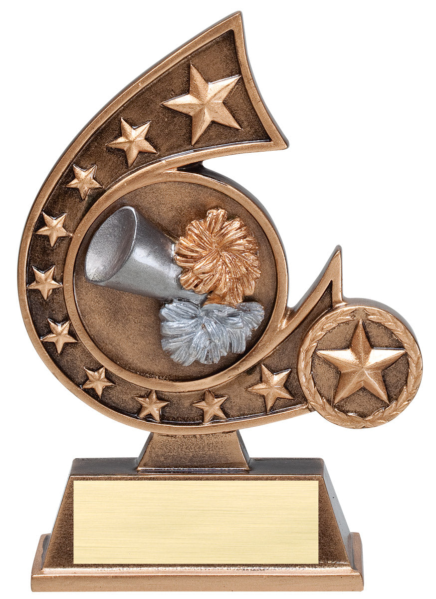 Comet Cheer Resin Trophy