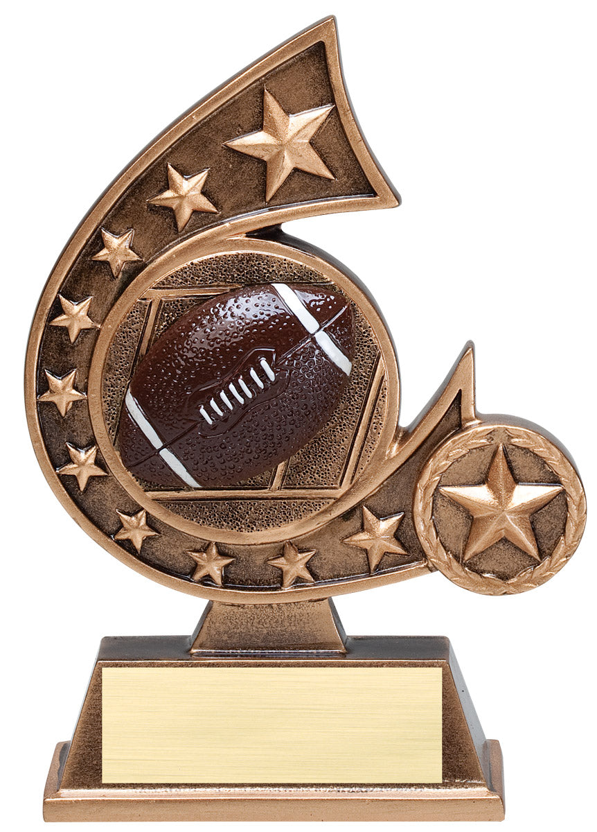 Comet Football Resin Trophy