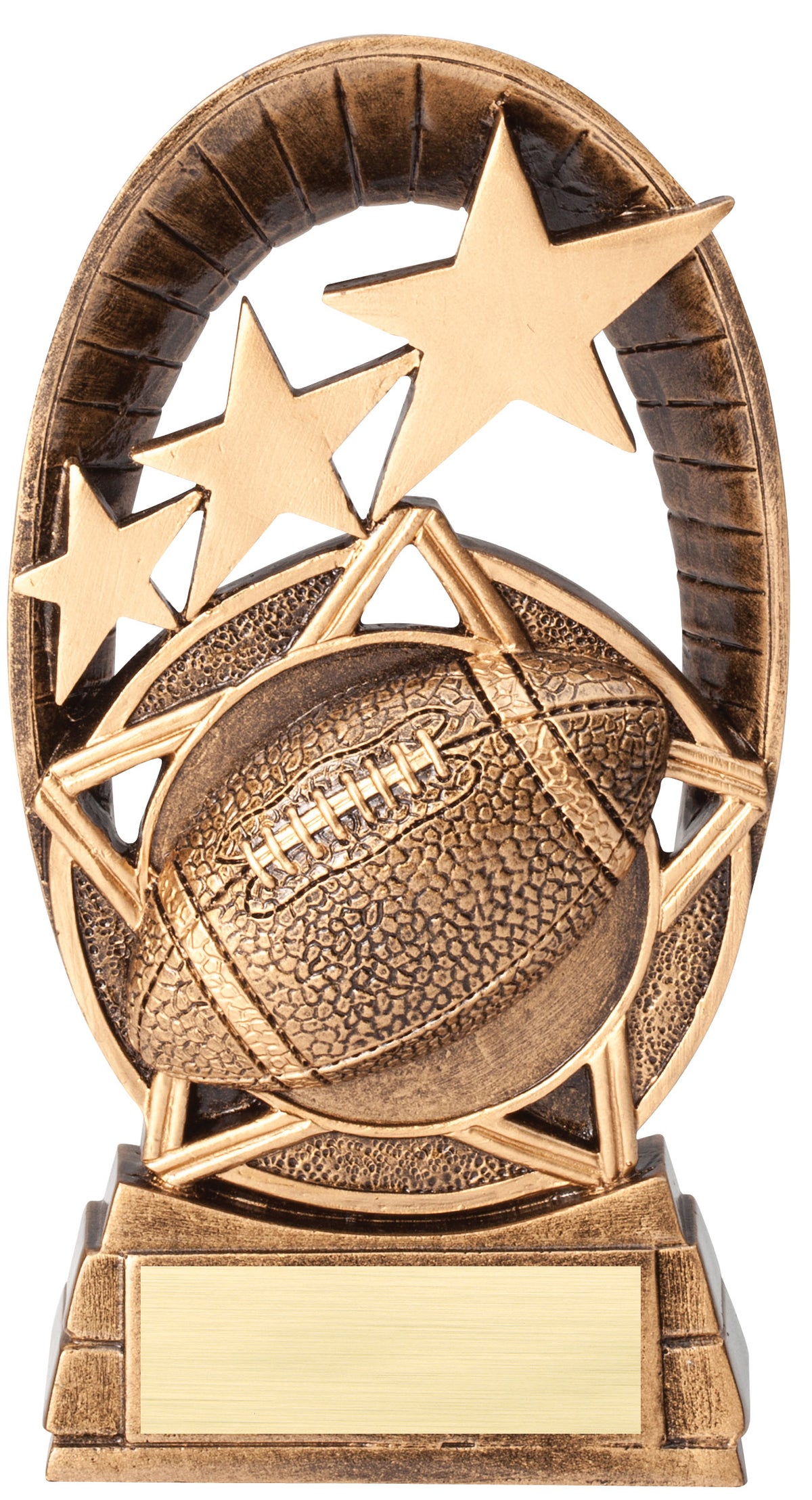 Radiant Star Football Resin Trophy