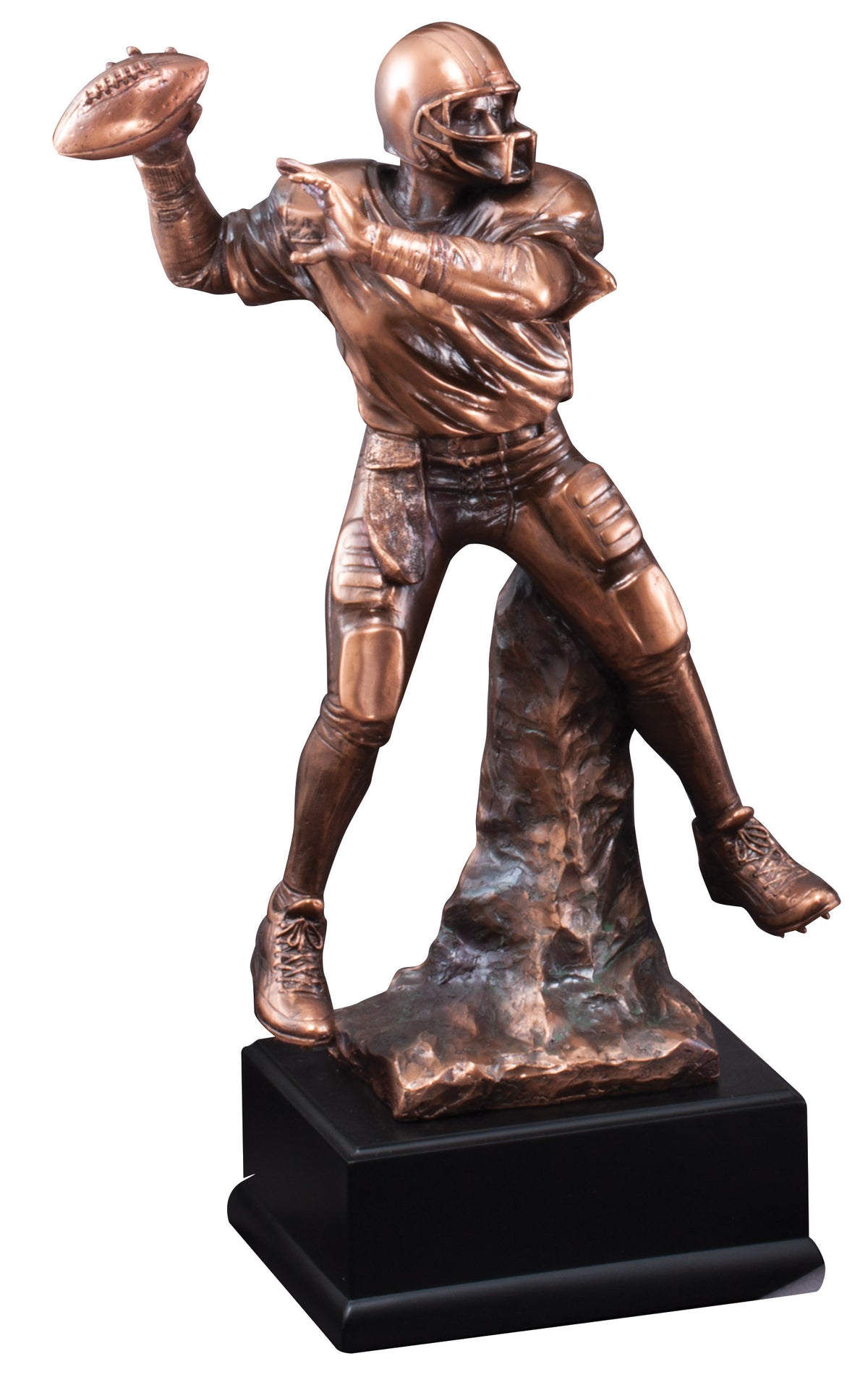 Bronze Quarterback Sculpture Trophy