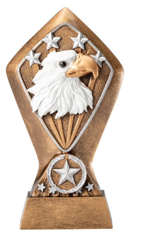 Sculpted eagle resin award from the Diamond Series