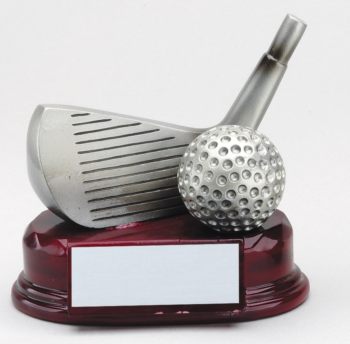 Gold resin golf club trophy – Wedge