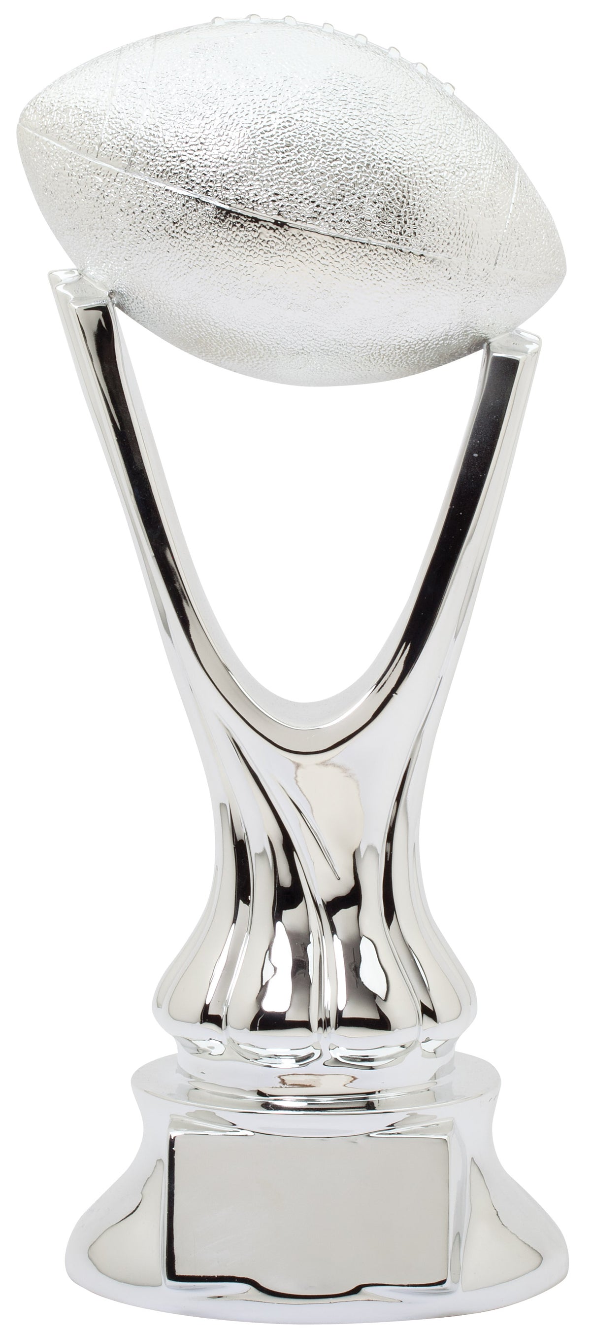 Silver V Series Football Trophy