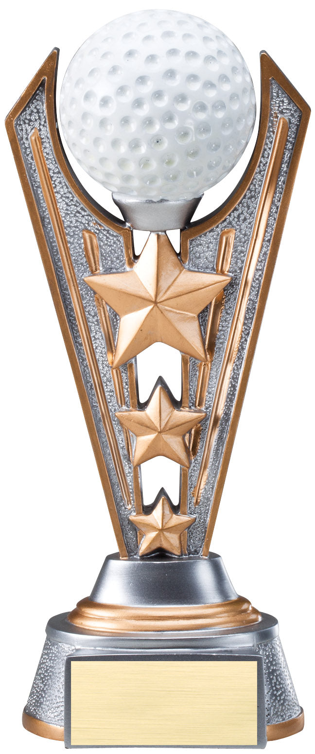 Resin Victory golf trophy, 9¼" size