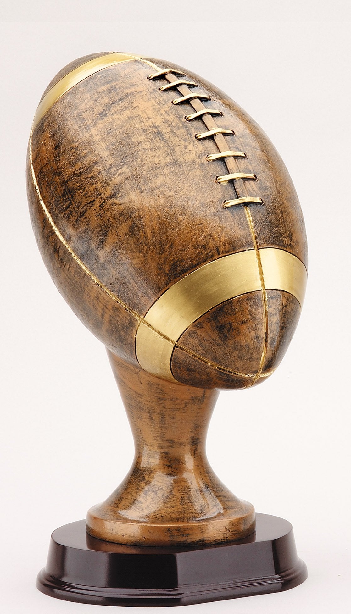 Bronze & Gold Football Trophy