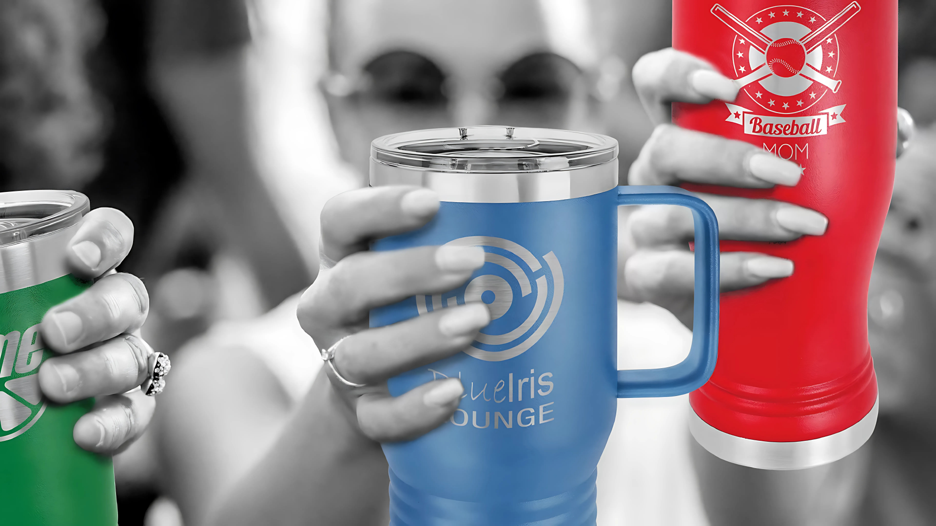 example of personalized drinkware