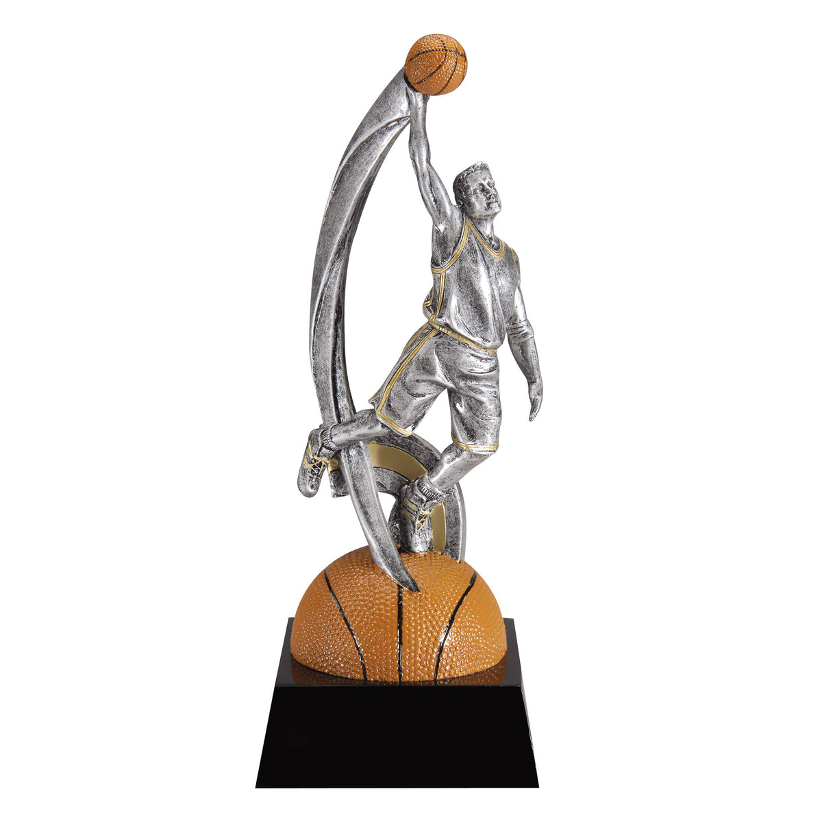 Male Motion Xtreme full color basketball trophy - 9½"