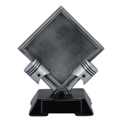 Diamond motorsports trophy, 8 1/2 inch