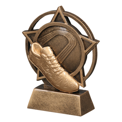 Orbit track shoe trophy shown from the left