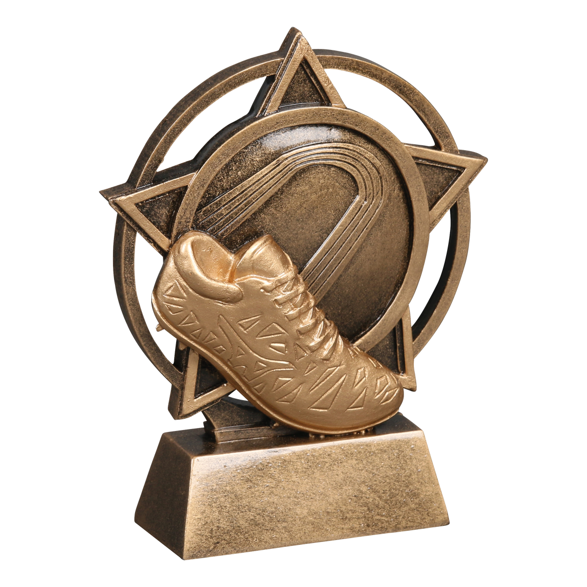 Orbit track shoe trophy shown from the right