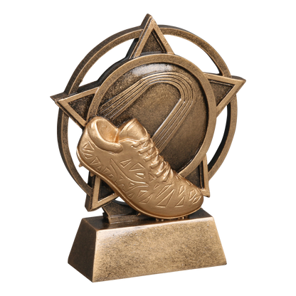 Orbit track shoe trophy shown from the right