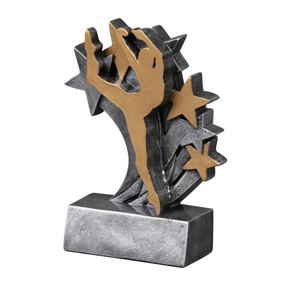 Star Blast dance trophy shown from the left