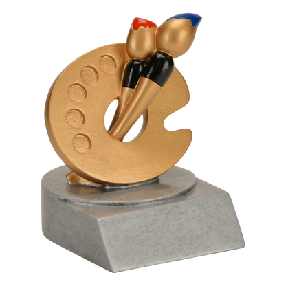 Art color trophy shown from the left
