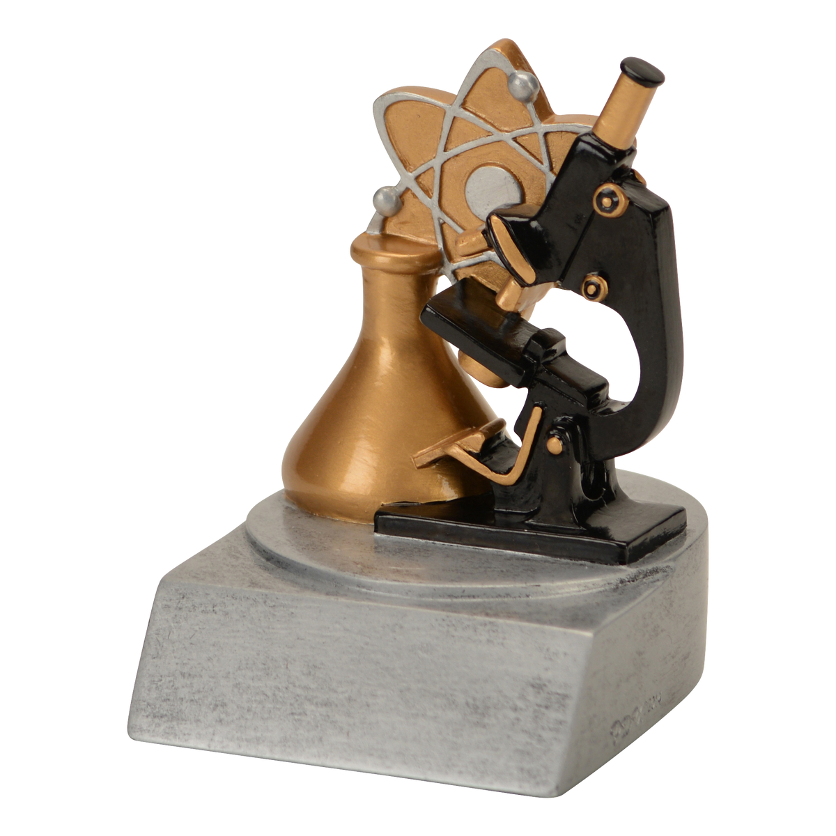 Science color trophy shown from the right