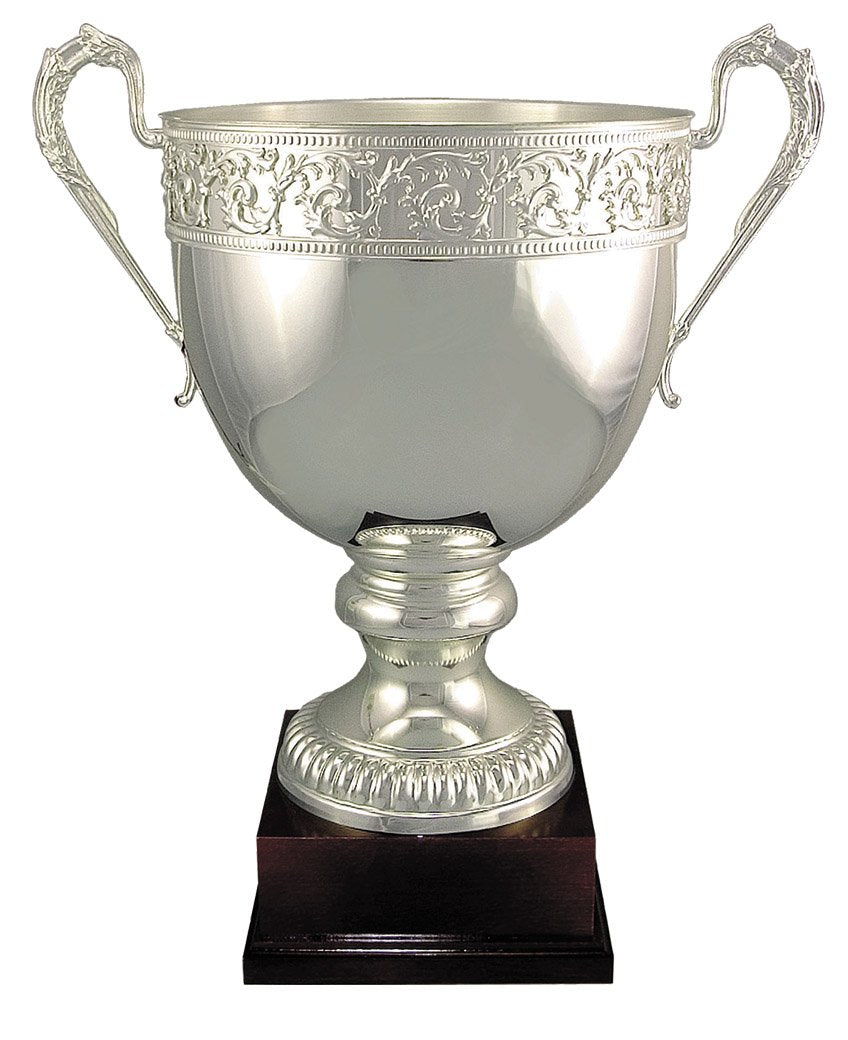 Silver Plated Italian Ornate Bowl Cup – 19¼"