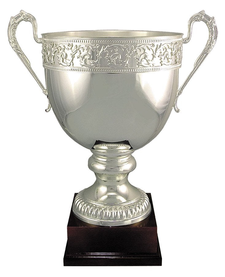 Silver Plated Italian Ornate Bowl Cup – 17¼"