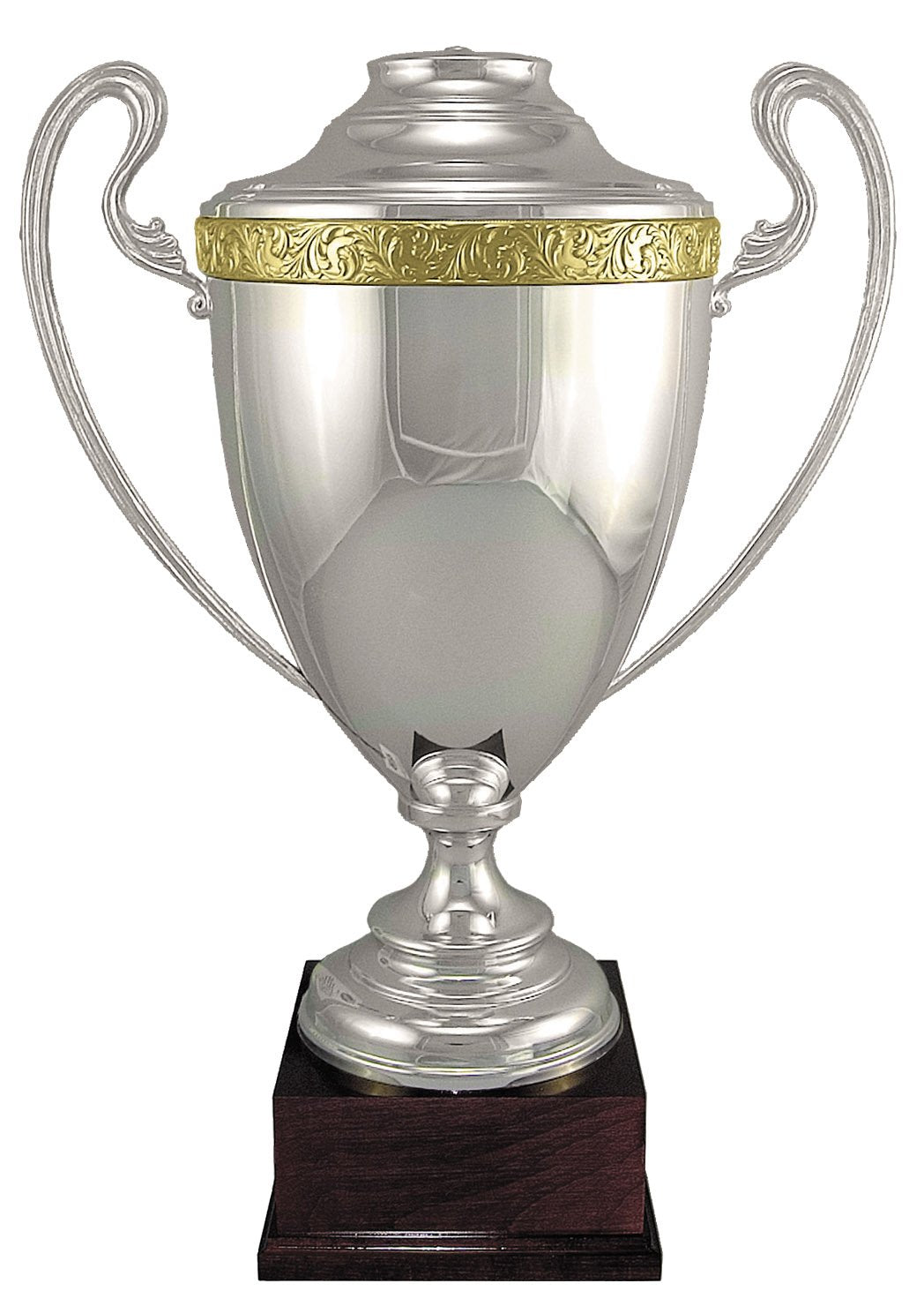 Silver Plated Italian Championship Cup with Lid – 23"