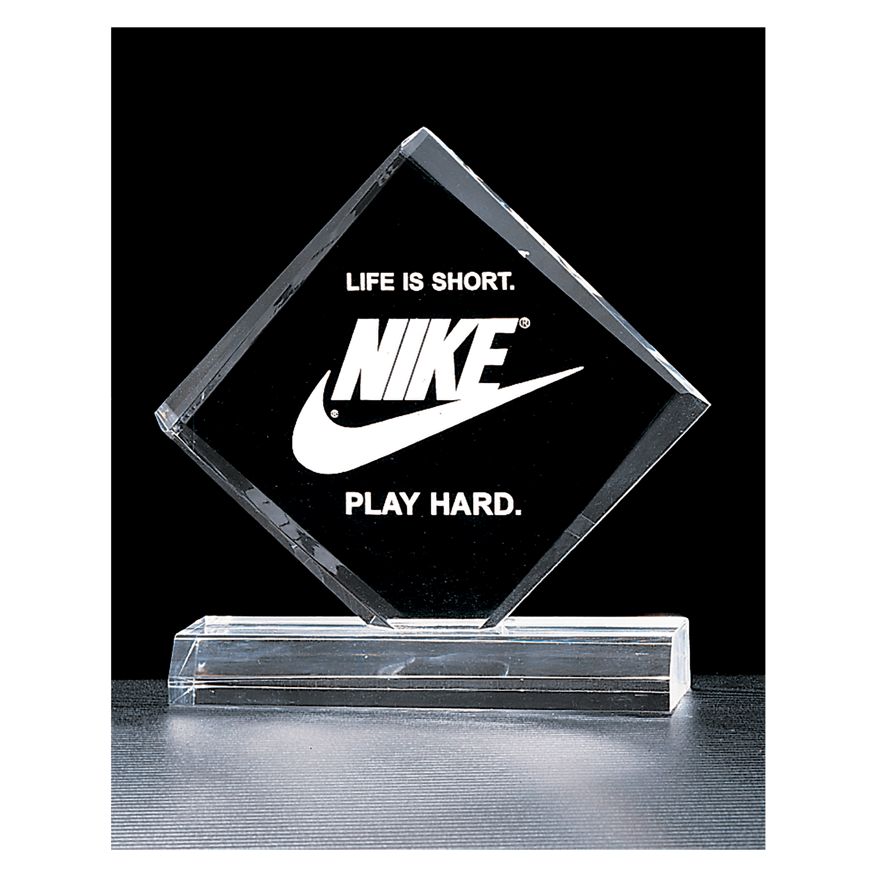Diamond Series Clear Acrylic Award - 4 ½" x 5 ⅛"