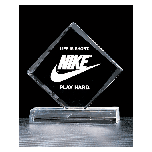 Diamond Series Clear Acrylic Award - 4 ½" x 5 ⅛"
