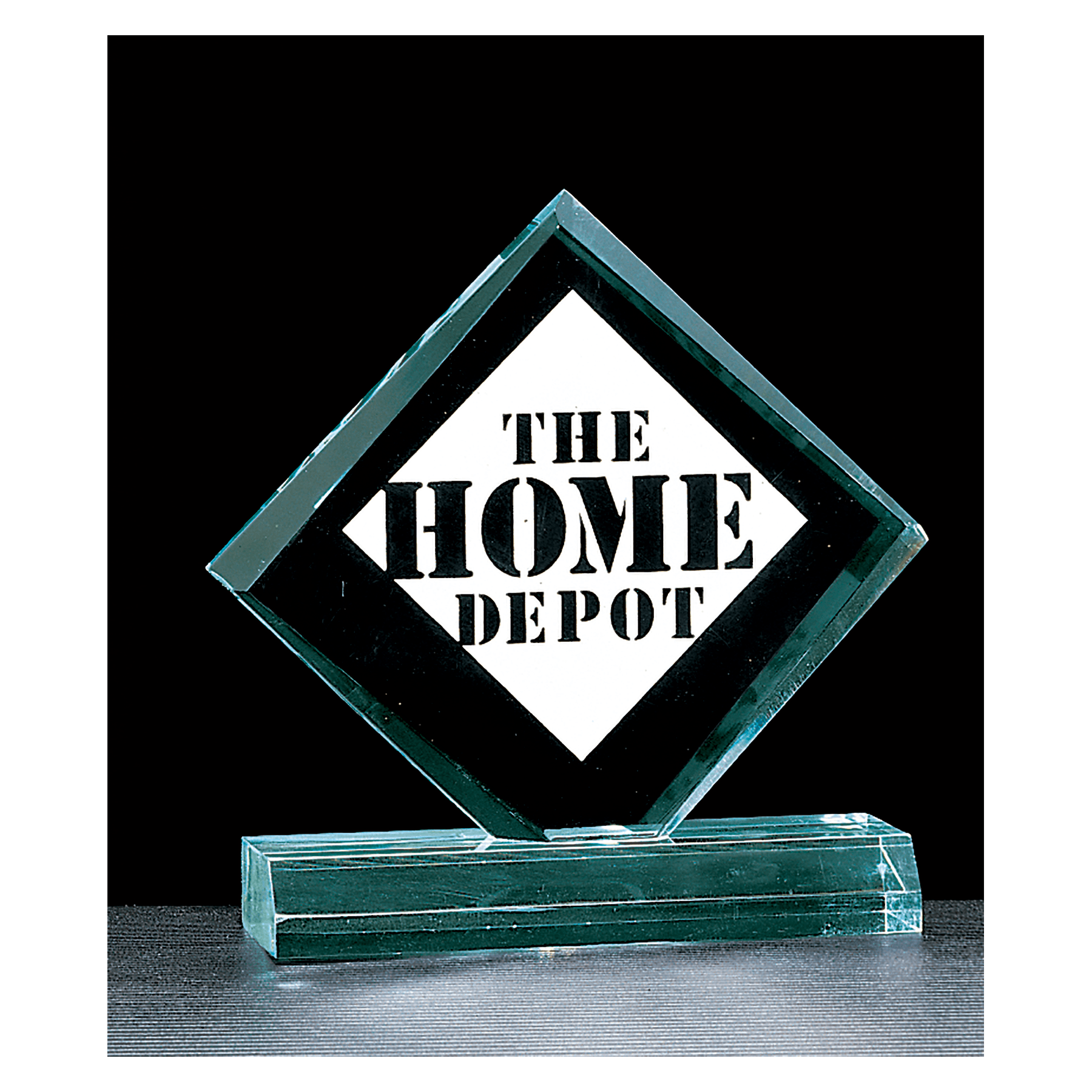 Diamond Series Jade Acrylic Award - 4 ½" x 5 ⅛"