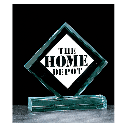 Diamond Series Jade Acrylic Award - 4 ½" x 5 ⅛"