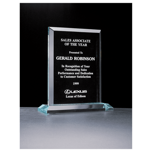 Apex Series Jade Acrylic Award - 7" x 8 ¼"