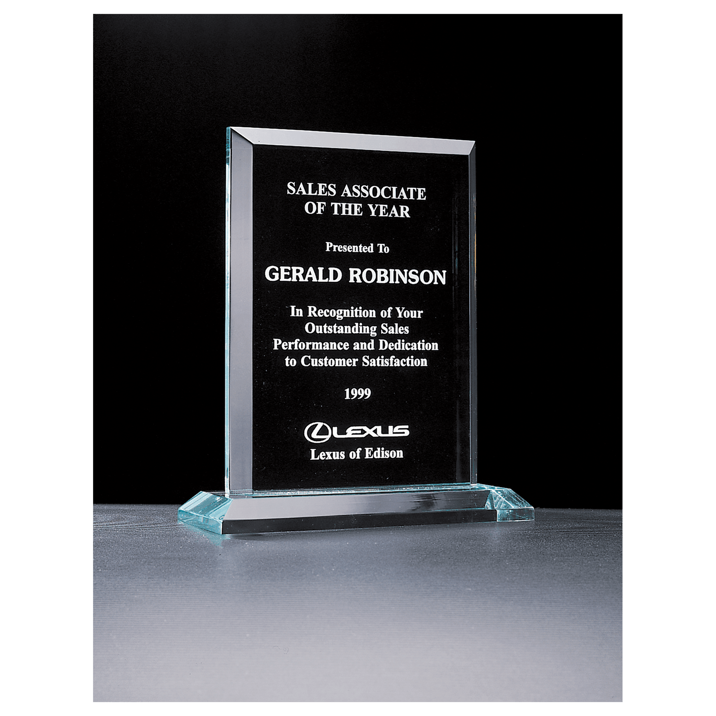Apex Series Jade Acrylic Award - 9" x 10 ¼"