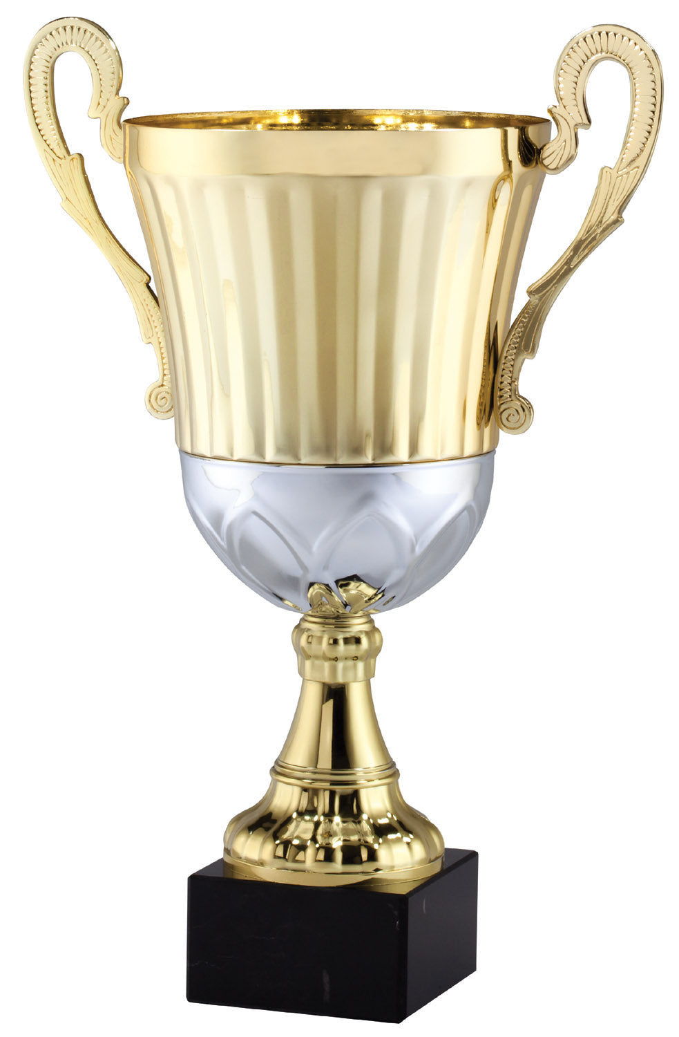 Fluted Gold Cup Trophy – engravable award