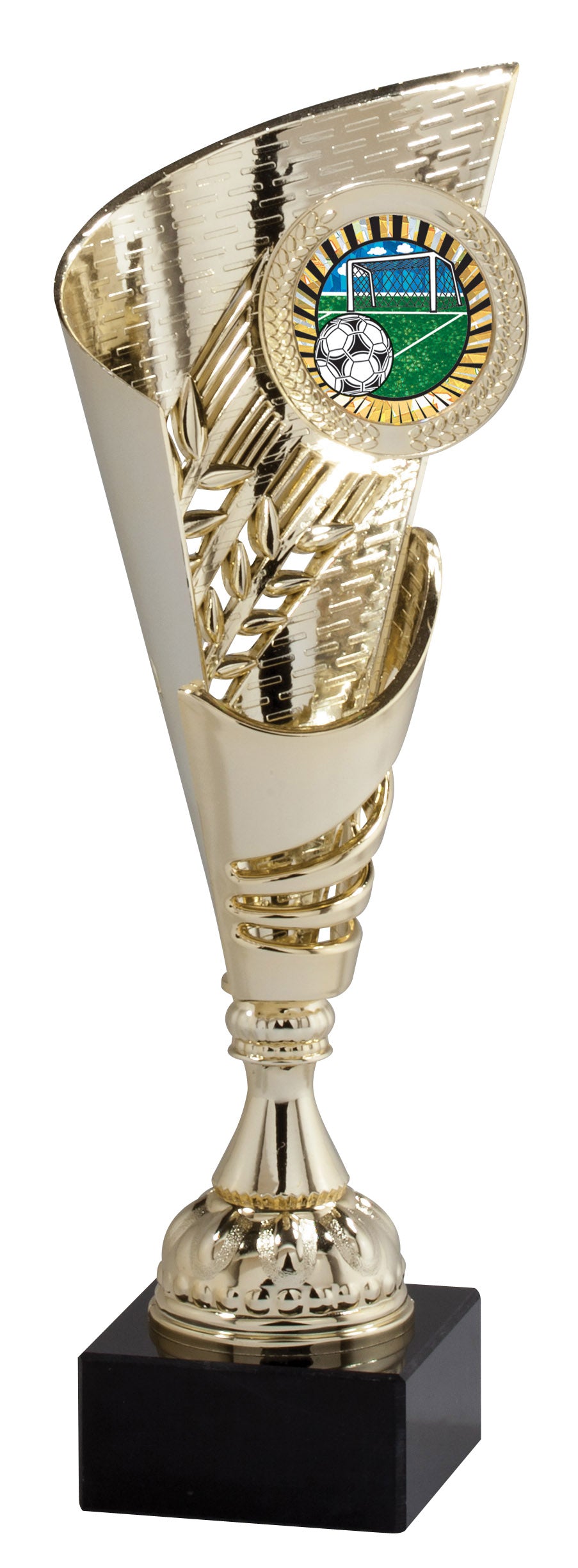 Gold Laurel Insert Cup Trophy – engravable award