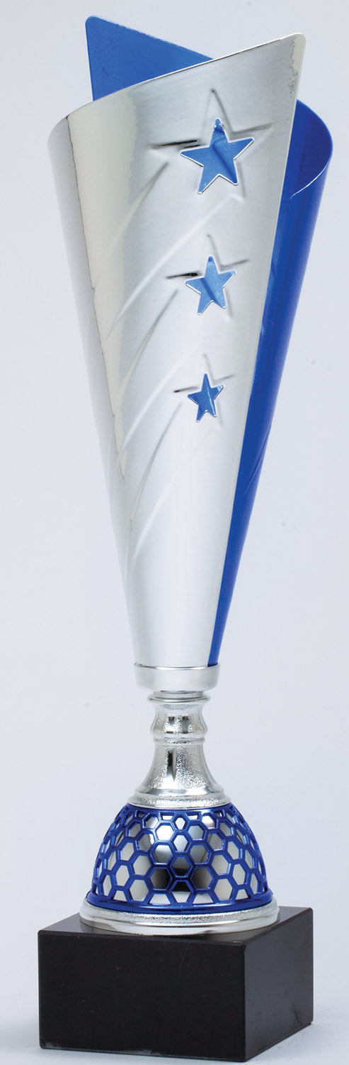 Blue Star Cone Cup Trophy – engravable award