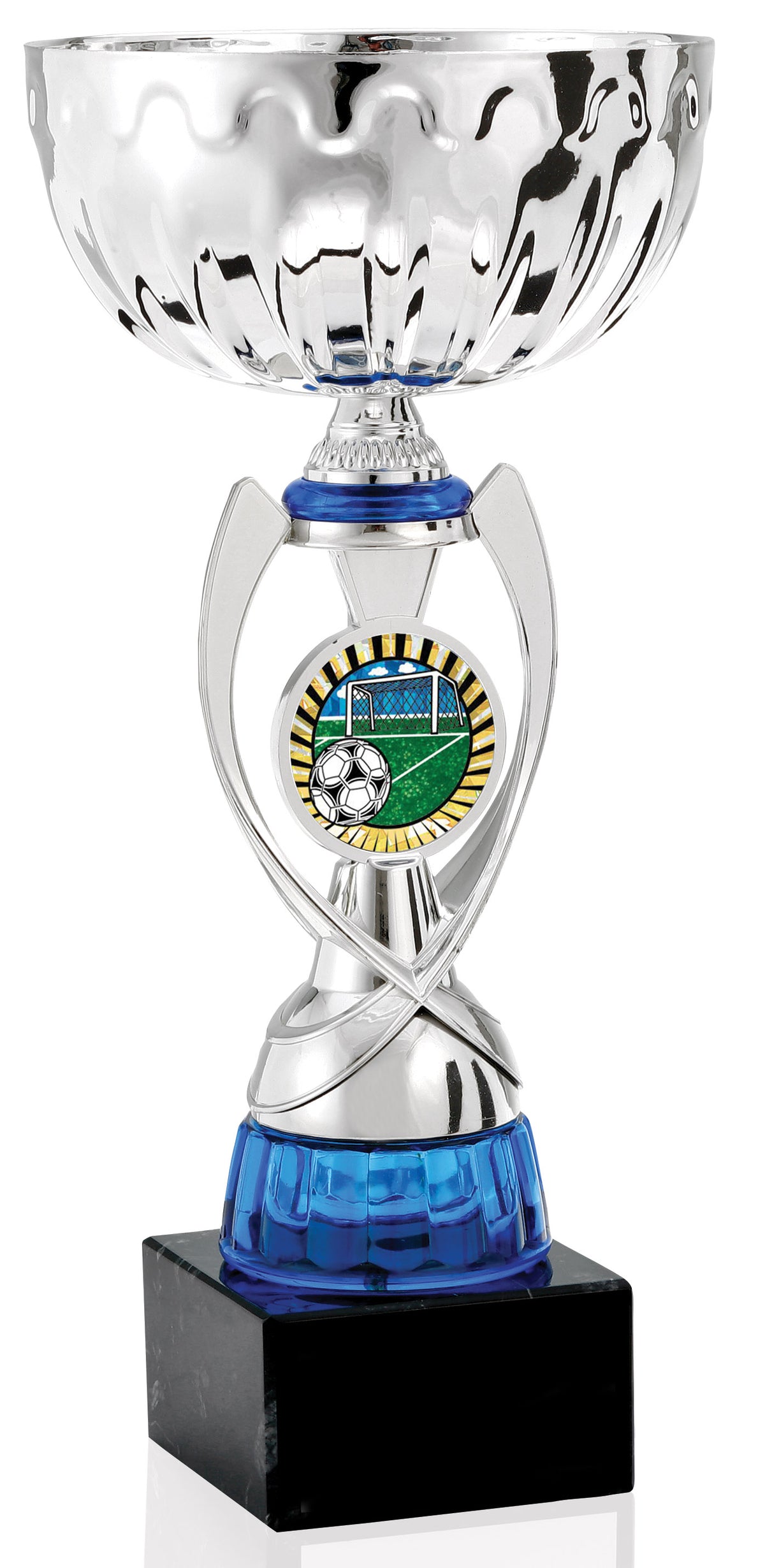Insert Bowl Cup Trophy – Silver & Blue