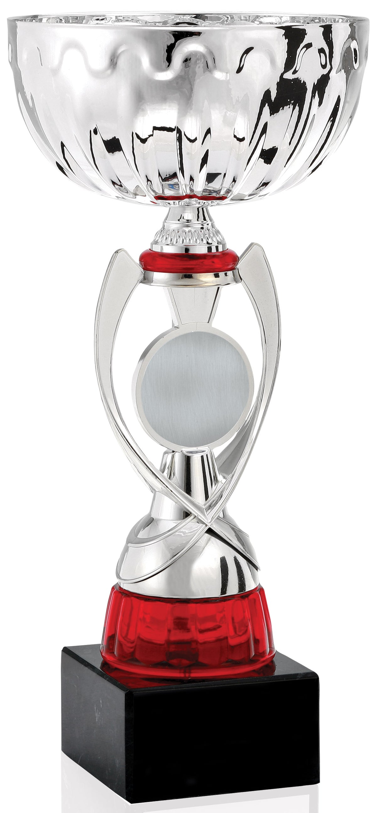 Insert Bowl Cup Trophy – Silver & Red