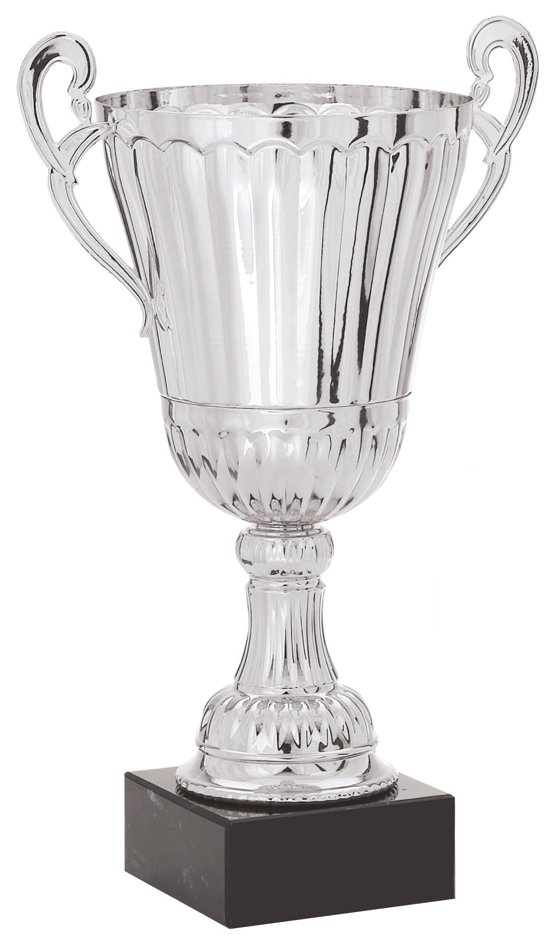 Tall Fluted Cup Trophy – Silver / 18½"