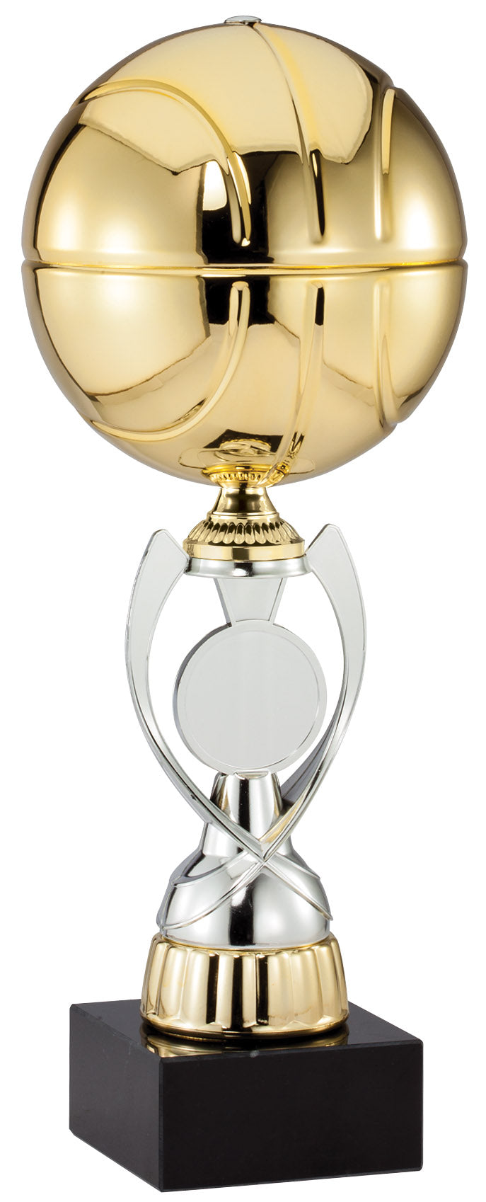 Gold Basketball Insert Cup Trophy – 16¼"