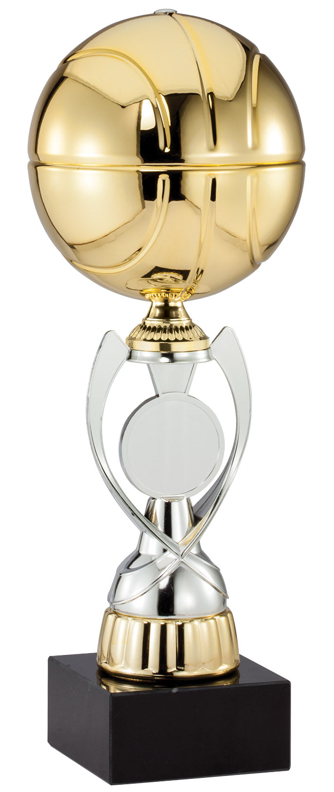 Gold Basketball Insert Cup Trophy – 15½"