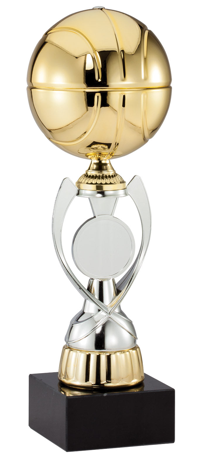Gold Basketball Insert Cup Trophy – 14½"