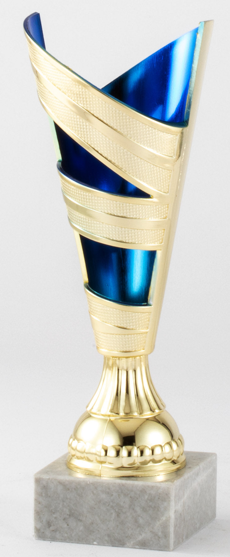 Blue Ribbon Wrap Cup Trophy – engravable award