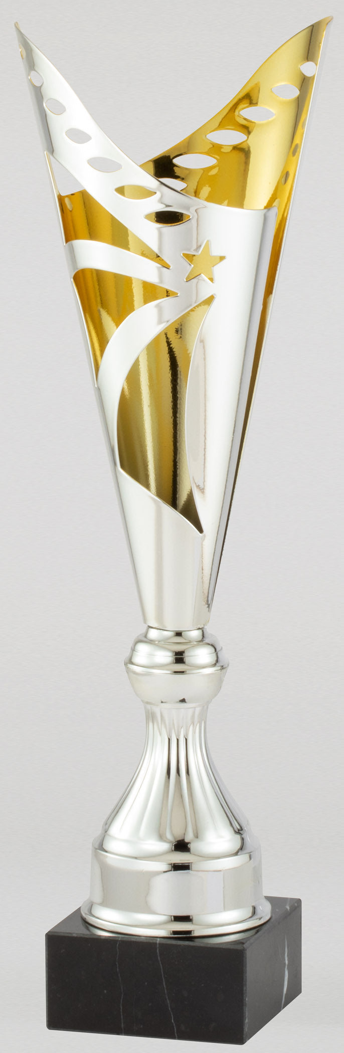 Shooting Star Silver & Gold Cone Cup – 19"