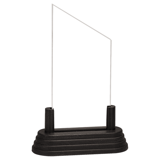 Medium Clear Peak Acrylic with Black Base