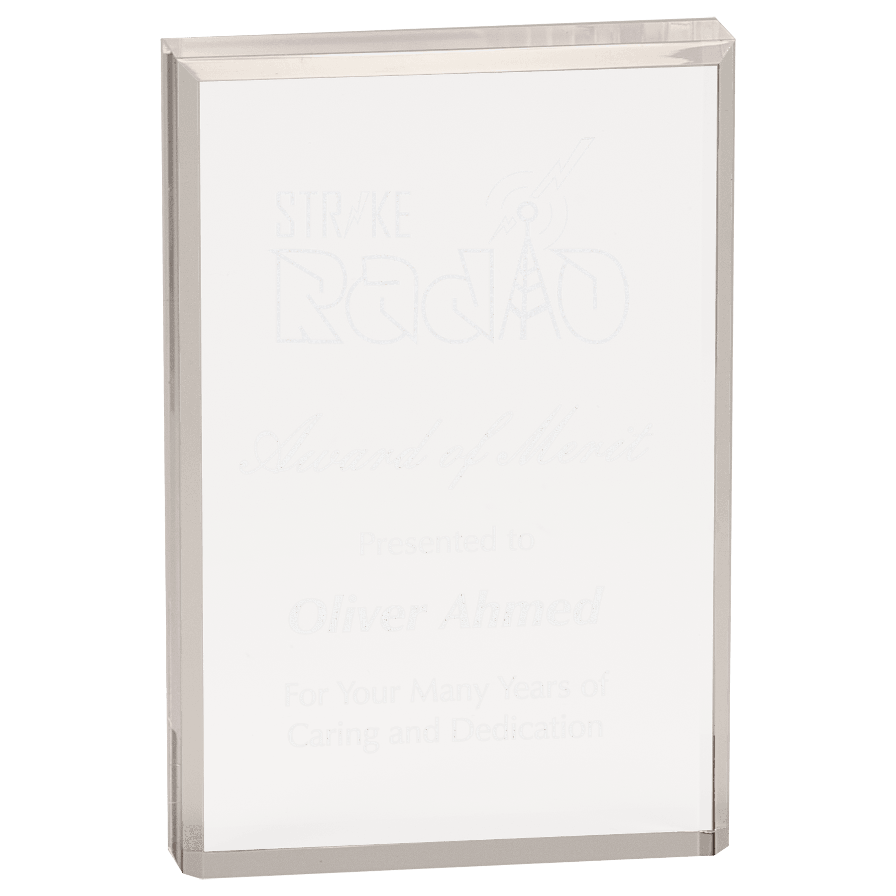 4" x 6" Clear Rectangle Acrylic