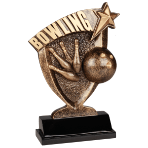 Bowling Broadcast Resin trophy