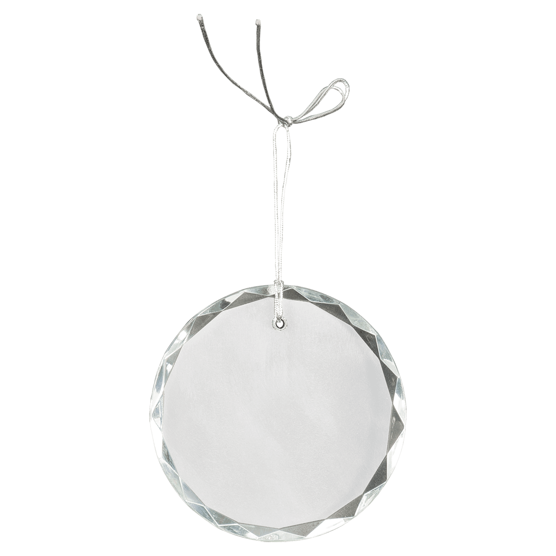 Crystal round ornament