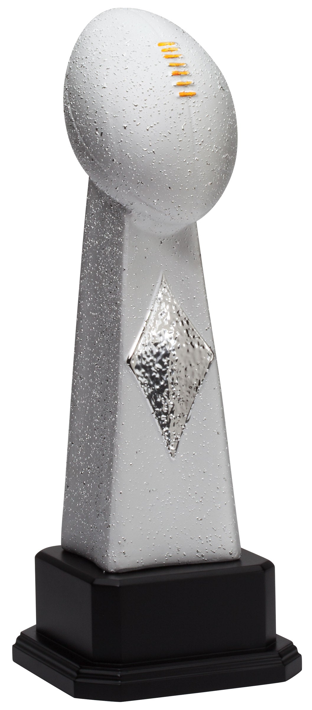 Ceramic Football Tower Trophy, 16 inch
